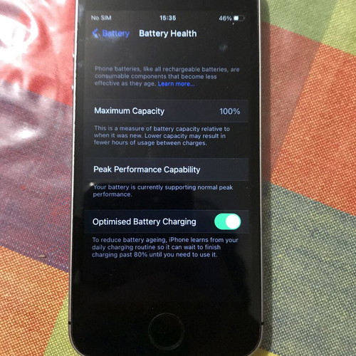 iPhone SE 1st gen 32GB used, good condition, black