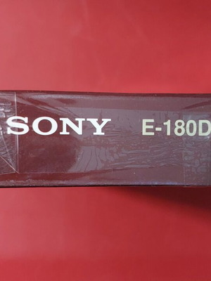 Sony E-180DXE video cassette new, sealed, vintage