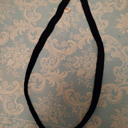 Blue belt like new, slightly worn, size 135