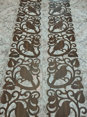 Decorative wall panels like new, brown tree design, set of 14