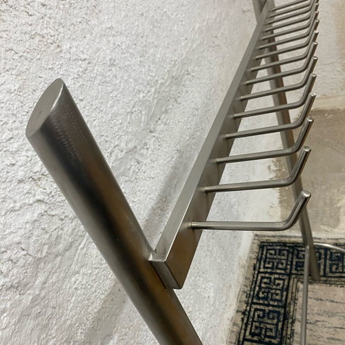 Metal Ivox Stand Clothes Hanger with Hooks