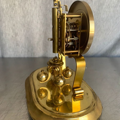 Kern annual table clock used with glass dome