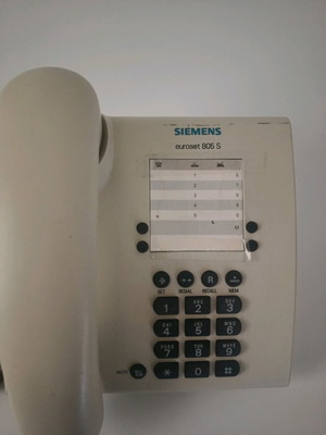 Siemens phone used, beige, wired