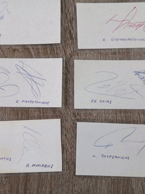 Olympiacos Autographs like new, authentic