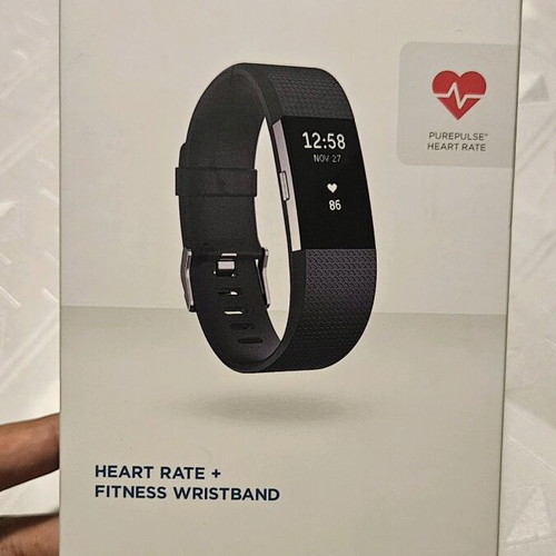 Fitbit Charge 2 Black like new with all accessories