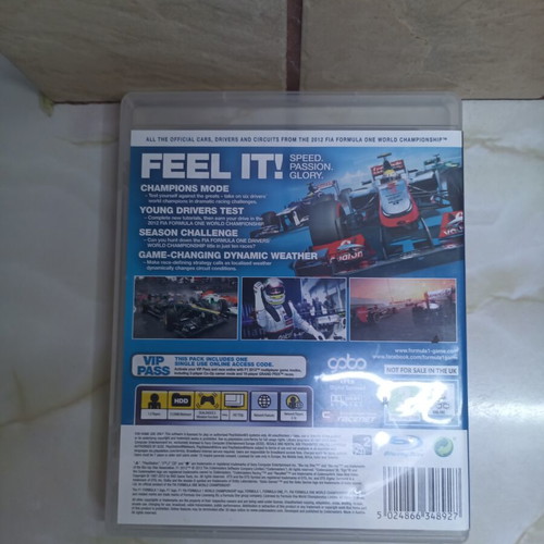 F1 2012 PlayStation 3 game like new