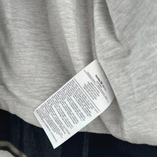 HurleyX checked jacket like new, gray and blue, size S