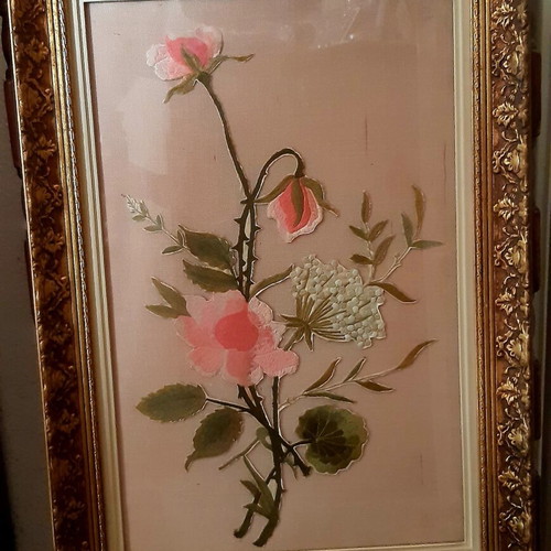 Embroidery frames used, set of 6 pieces