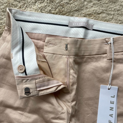 Stefanel women's chino pants new, beige