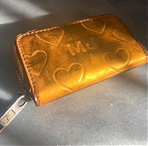Πορτοφόλι χρυσό Marc Jacobs απο PVC και δέρμα