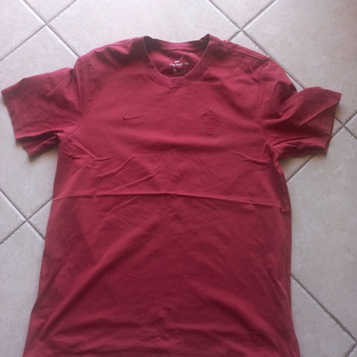 T-shirt Nike AS Roma μεταχειρισμένο, μέγεθος L, μπορντό