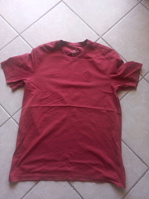 T-shirt Nike AS Roma μεταχειρισμένο, μέγεθος L, μπορντό