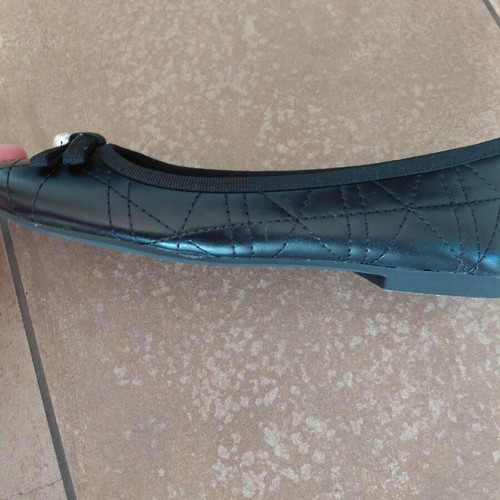 Ballerina shoes size 36, black, like Dior style
