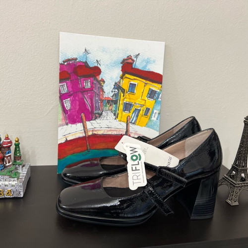 Mary Jane pumps Hispanitas new, leather, size 39, black