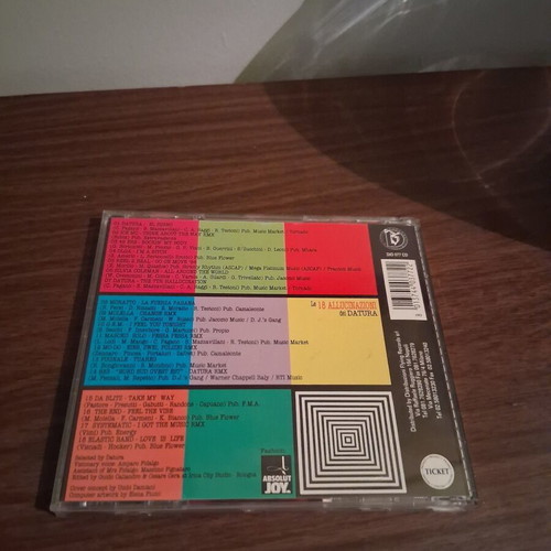 Le 18 Allucinazioni dei Datura CD like new 1994 Italian Eurodance compilation
