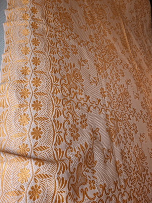 Woven throw used 2.15 × 1.90