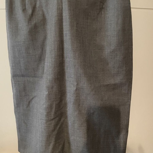 Italian grey pencil skirt, 100% pure new wool