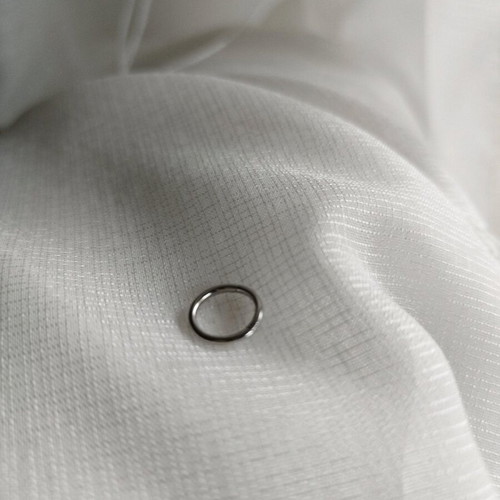 Septum silver surgical steel like new hypoallergenic