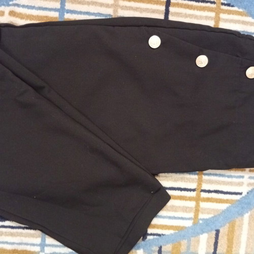 Zara pants black with gold decorative buttons size XXL like new
