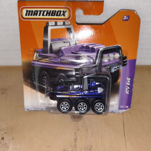Matchbox Diecast ATV 6x6 1:64 Scale New