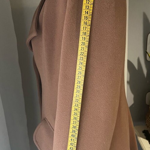 Wool women's coat used in camel color, size S
