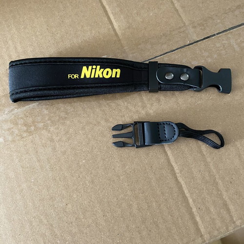Nikon wrist strap with logo