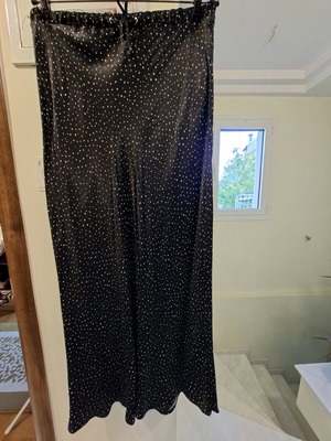 Макси пола Zara като нова, черно и бяло, размери L и XL