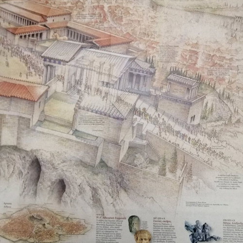 Ancient Greece Map National Geographic 1999 new