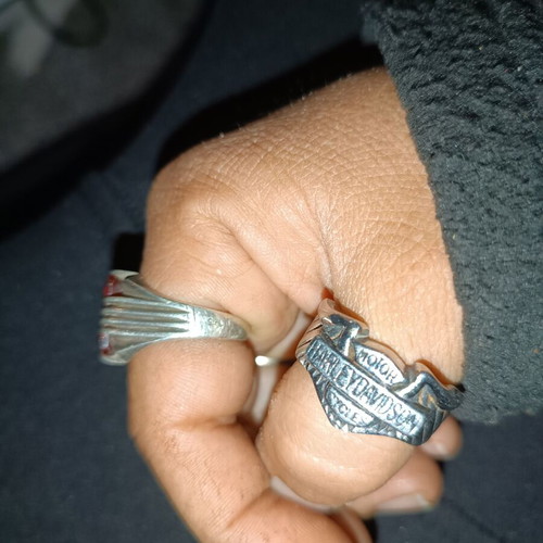 Harley Davinson silver ring like new