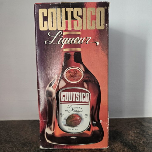 Coutsico vintage mango liqueur bottle, sealed