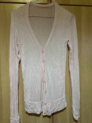 Λεπτό ζακετάκι ροζ small μεταχειρισμένο