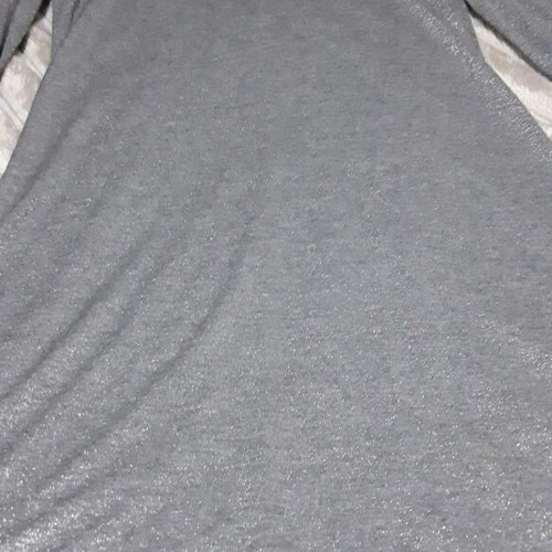Silver Bershka dress size Small like new with turtleneck collar