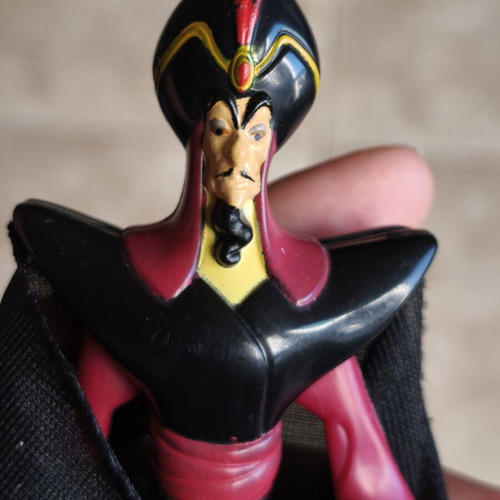 Jafar figure from Disney Aladdin 1992, used, collectible vintage