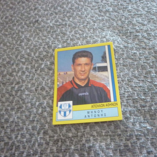 Antonis Minou Apollon Athens Panini sticker Greek Football 1995 new
