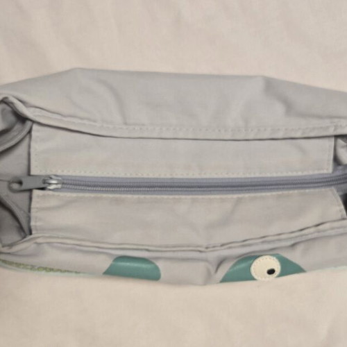 Lässig stroller organizer bag, grey with turtle design