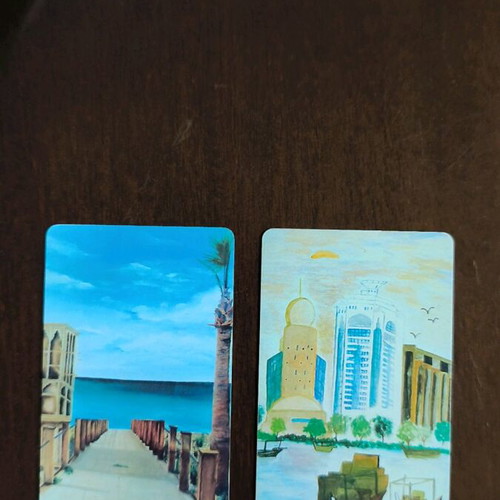 Phone cards used, 2 pieces, United Arab Emirates