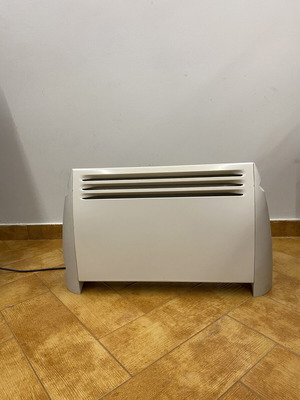 Electric Floor Heater used, white color