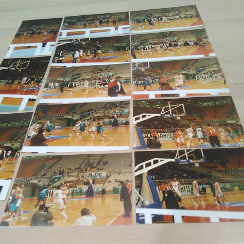 Panathinaikos basketball photos set of 13, authentic, like new