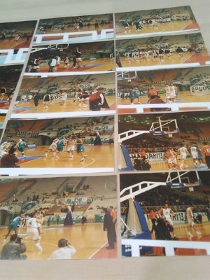 Panathinaikos basketball photos set of 13, authentic, like new