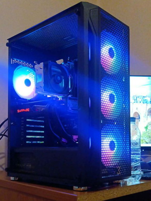 Gaming PC Intel 14100F RX 5700 8GB σαν καινούργιο