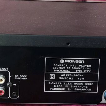 Pioneer Compact Disc Player PD-201 used
