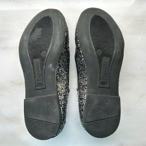 Repetto Paris Girls Black Silver Glitter Mary Jane flats used, EUR29