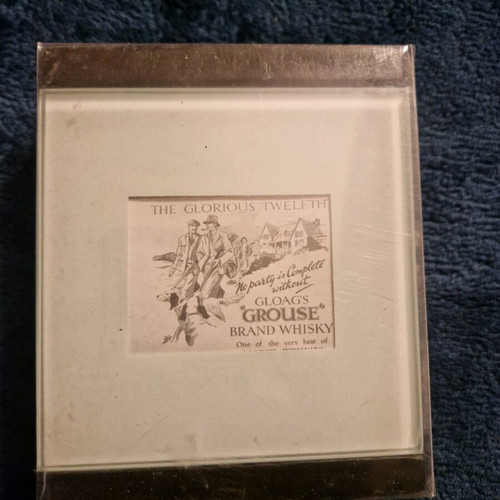 Glass coasters like new, pack of 4 pieces