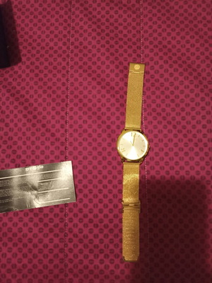 Gregio women's watch like new, waterproof, gold color