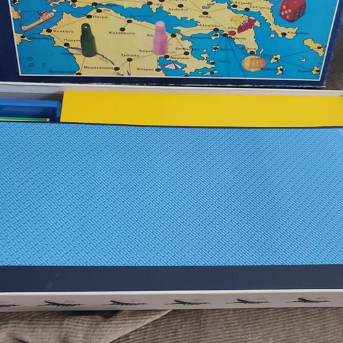Traveling in Greece board game used, vintage collectible by Desyllas