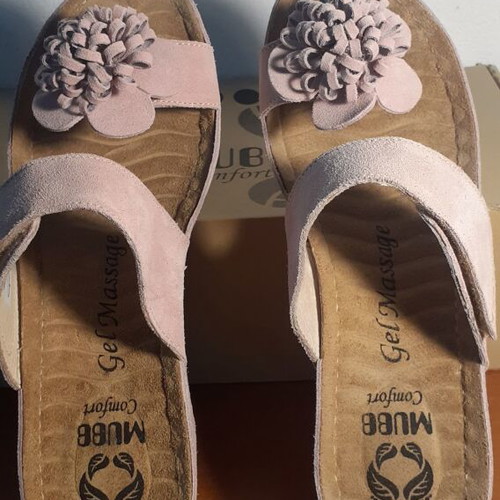 Mubb Comfort leather suede sandals size 40 new