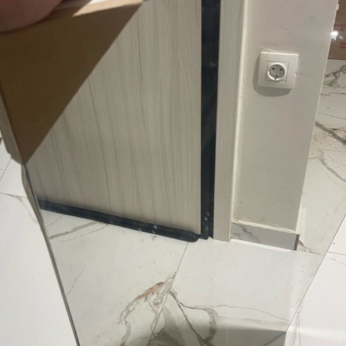 Bathroom mirror new with mechanism slots