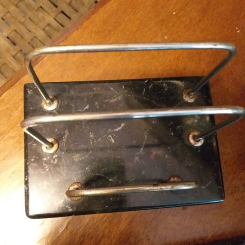 UNIQUE RARE 1950s MARBLE OFFICE SET!