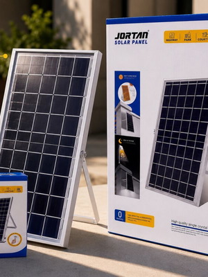 JORTAN 200W ηλιακός προβολέας με ηλιακό πάνελ καινούργιο