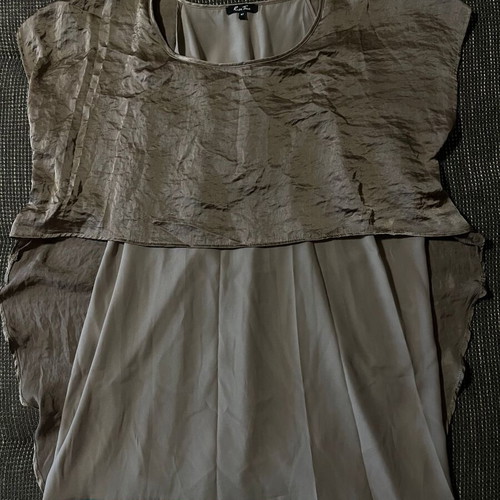 Rosa Thea dress like new, elegant brown/beige with turquoise detail size 47